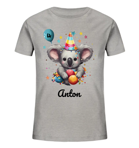 Happy Birthday Koala - Kids Organic Shirt