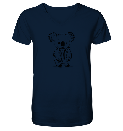 Koala Dad - Mens Organic V-Neck Shirt