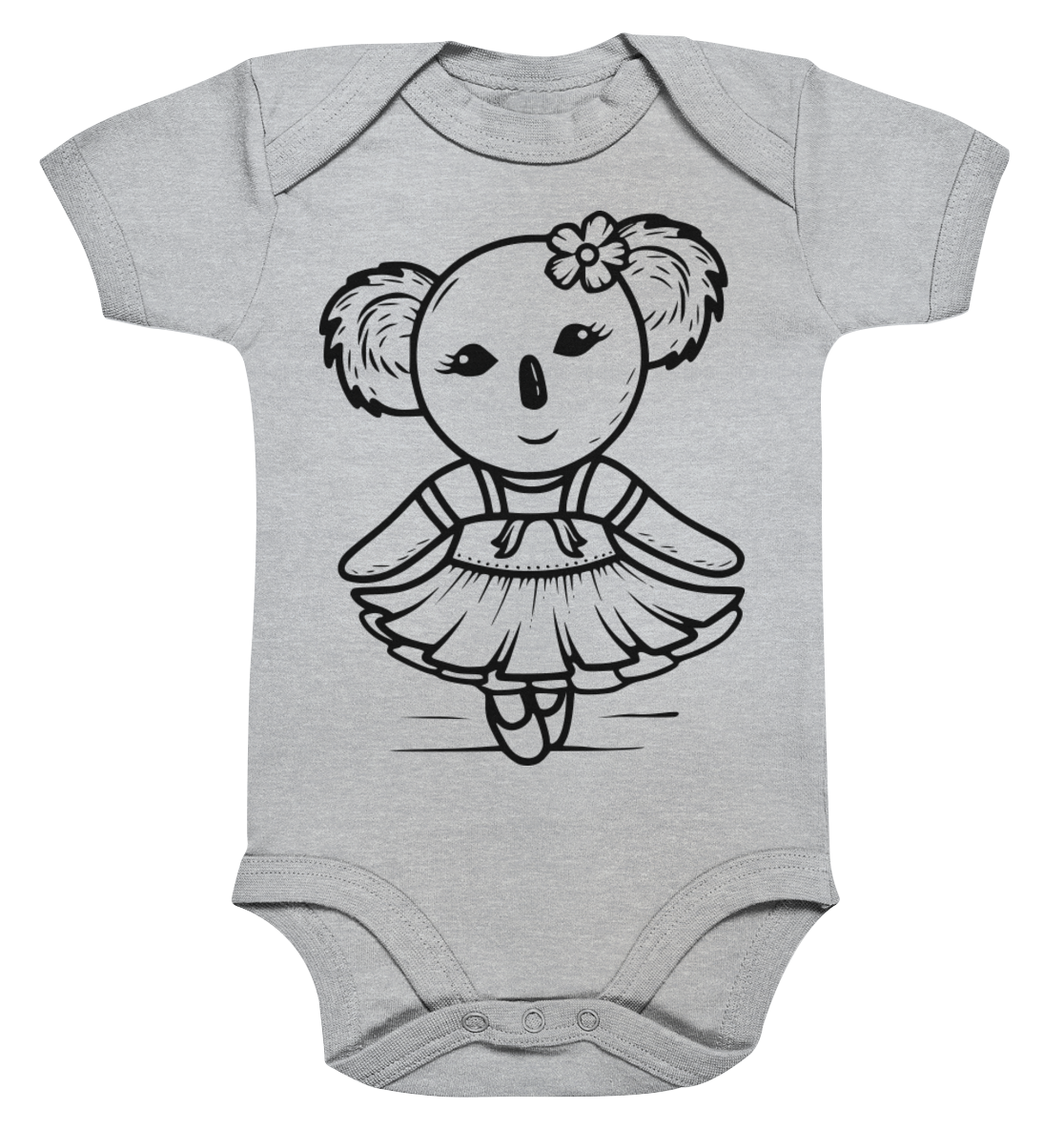 Koala Girl - Organic Baby Bodysuite